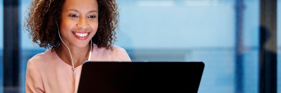 estudante de cursos a distância