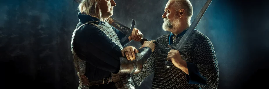 Senhores feudais fazendo aliança