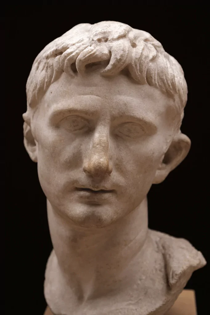 Busto do imperador romano Augusto