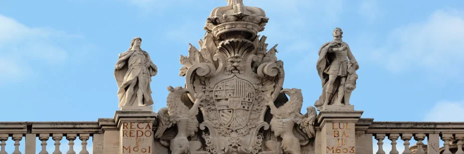 Estátua de reis visigodos na Espanha