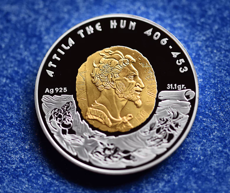 Moeda de Atila o Huno