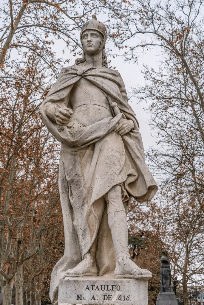 Estátua do rei visigodo Ataulfo